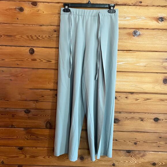 WynneLayers Drapey Twill Front Pleat Pant Blue Size XS - Picture 1 of 8